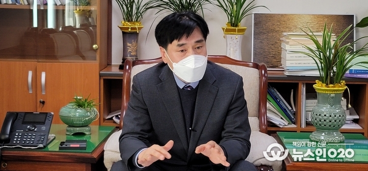 수원시의회 양진하 기획경제위원장 인터뷰 진행모습