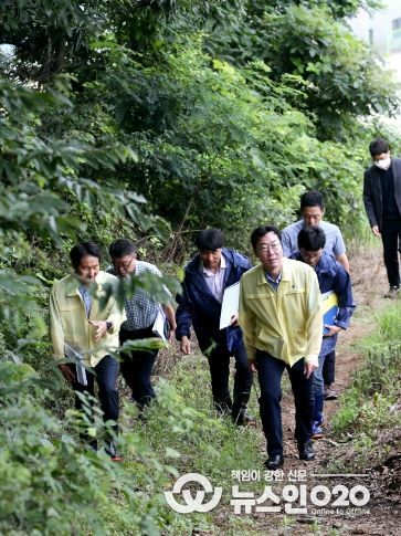 정명근 화성시장, 호우 취약 지역 현장점검 실시