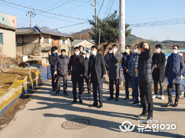 화성시의회 도시건설위원회, 아주레미콘 이전 관련 민원 현장방문