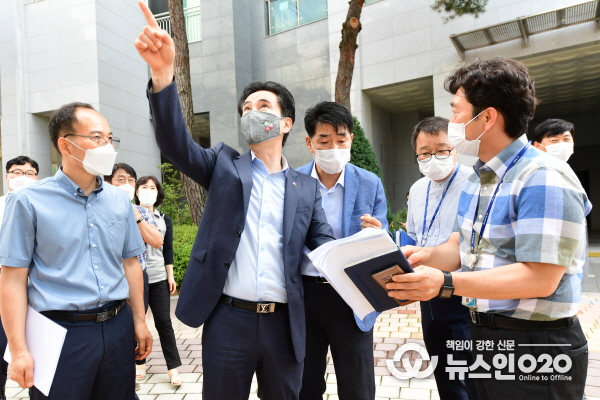 경비실 미니태양광 보급 시범사업 현장방문