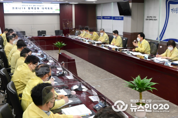 화성시, 관내 코로나19 급증… 긴급 방역강화 회의