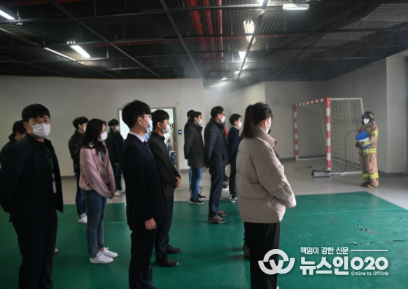 화성도시공사 2021년 하반기 합동 소방훈련 실시