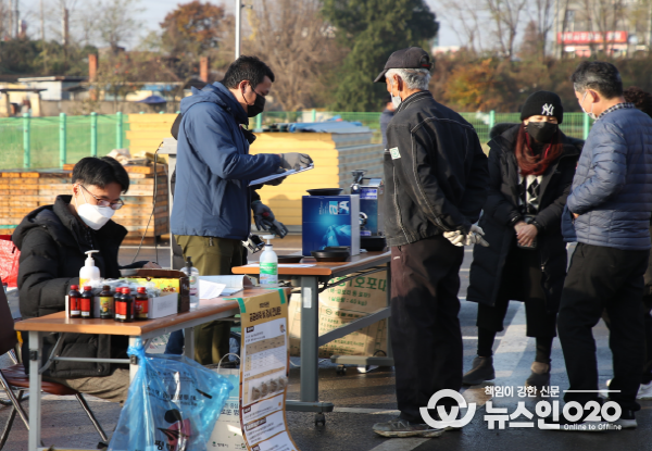 정장선 평택시장, 21년산 공공비축미 매입현장 격려방문
