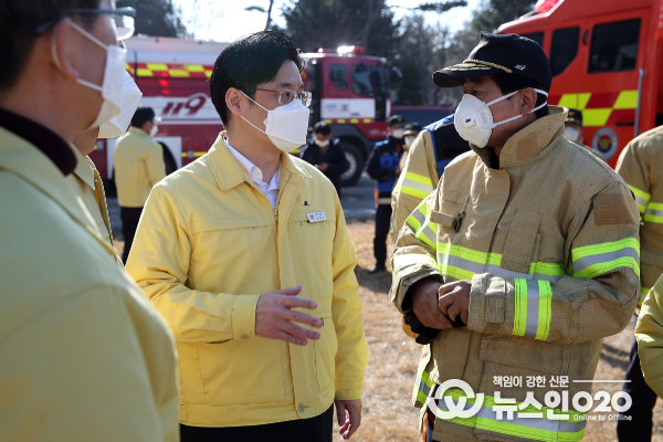 평택시 냉동창고 화재현장