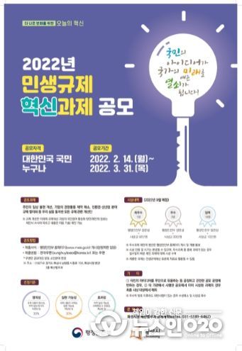 민생규제혁신 포스터