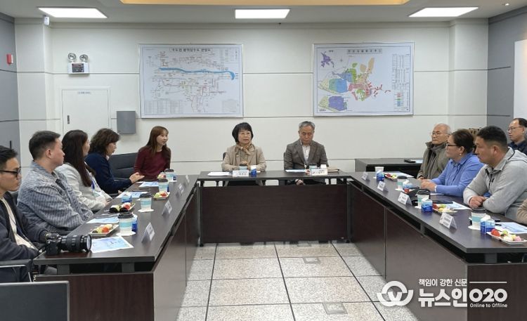 몽골 울란바토르市 상하수도청 대표단,‘선진 물관리’안산시 방문