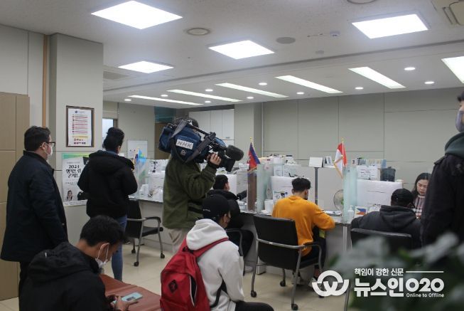 안산의 길 대한민국의 길, 외국인 정책 일본 NHK 방송사에서 취재