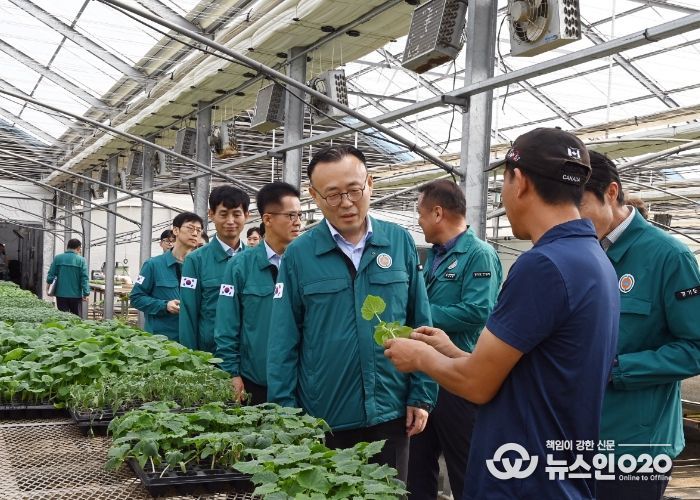 안성시, 행정안전부와 합동 농업현장 긴급 점검