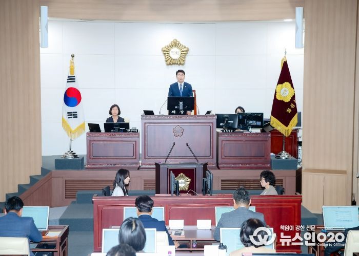 제235회 임시회 제1차 본회의 전경