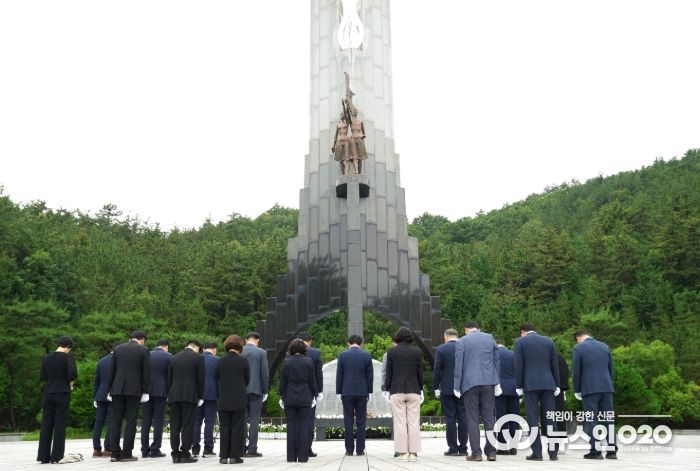 지난해 현충일 추념식