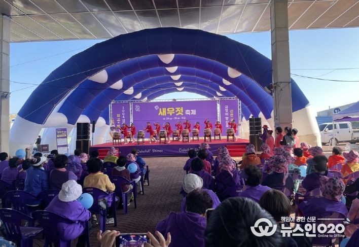 지도 난타팀 공연 사진