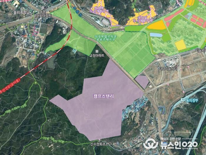 의정부 캠프스탠리 위치도