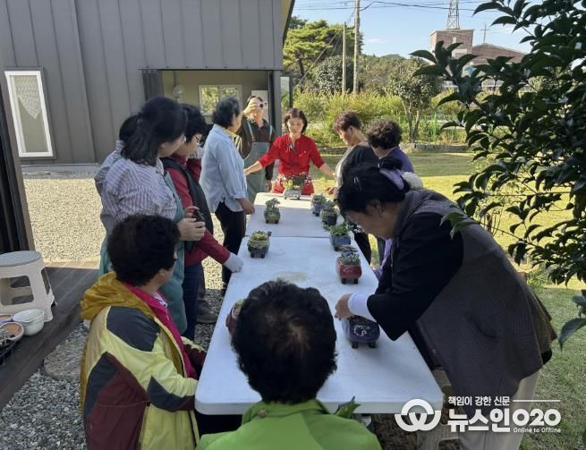 농촌자원 융복합 치유농업 프로그램 운영 사진