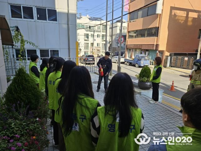 수원시 영통구 매탄2동, 원천 119안전센터와 공공기관 합동소방훈련 실시