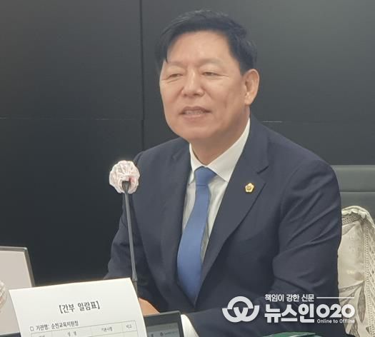 김정희 전남도의회 교육위원장, 순천·담양·고흥·화순 행정사무감사, 현장 중심 교육정책 해법 제시