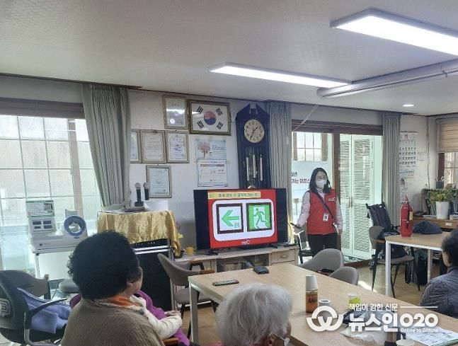‘찾아가는 안전교육’ 현장(구립암사1동제1경로당)