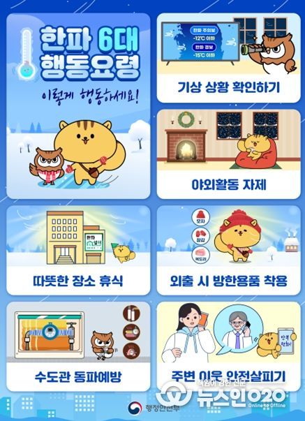 (한파)국민행동요령