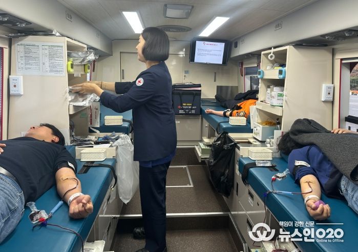 동절기 대비 ‘사랑의 헌혈’ 행사