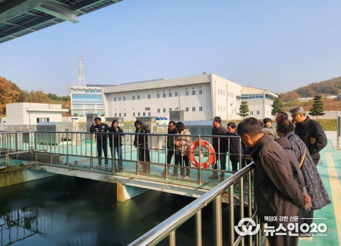 청주시 남일면 이장단, 지북정수장 견학