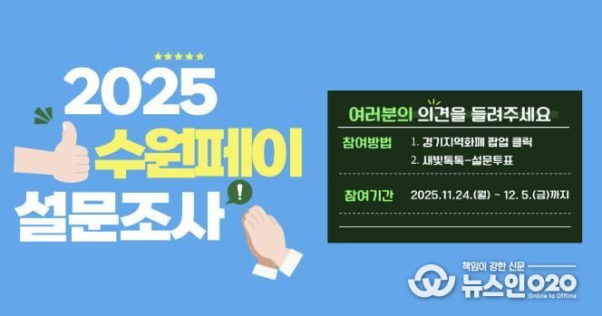 2025년 수원페이 사용자 설문조사 홍보물