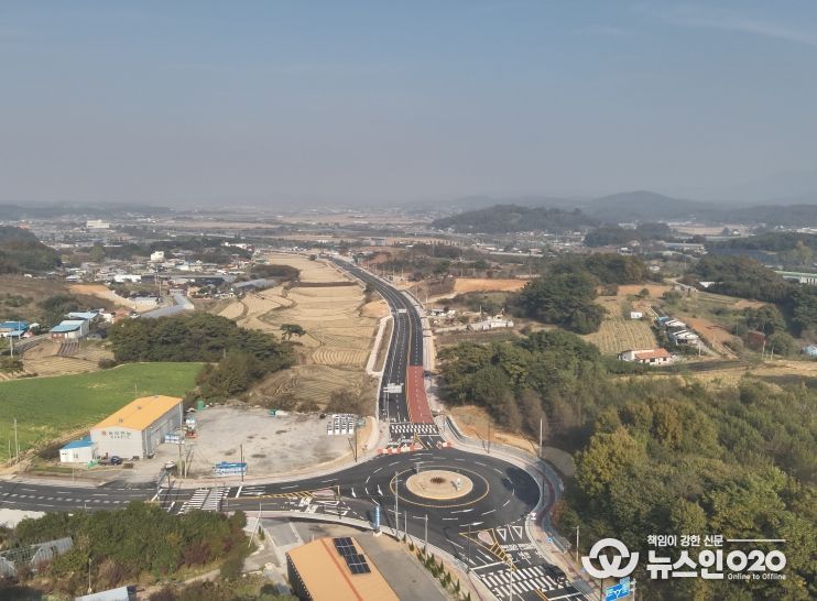 홍성 고암-역재 지방도 609호선 개통