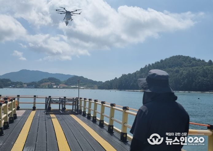 고흥군 거금해양낚시공원 드론배송