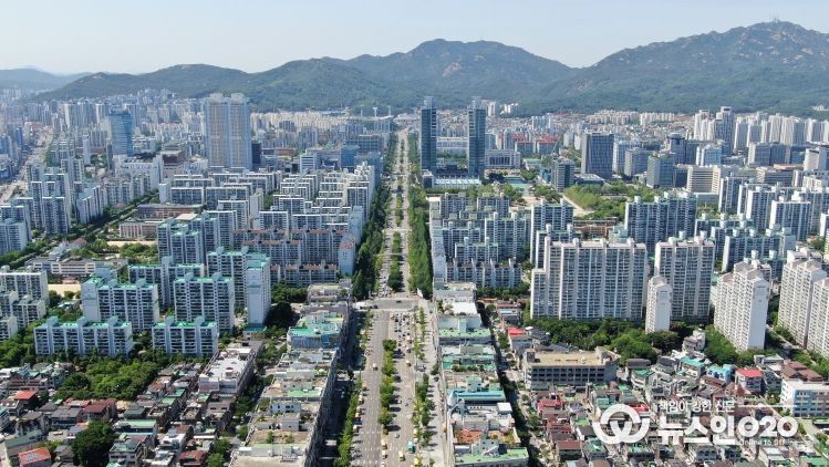 안양 평촌신도시 전경