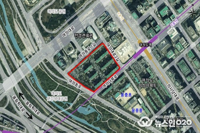 위치도 (영등포구 여의도동 28 일대)