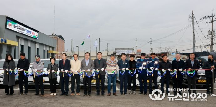 ‘청소면 불러보령’ 공공형 택시 개통식