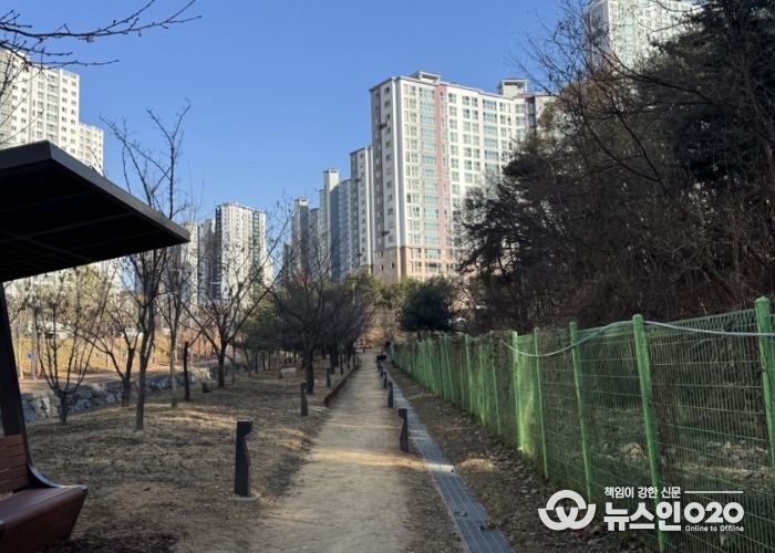 청계동 이음정원 연계 맨발걷기길