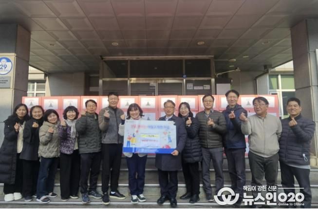 수원시 권선구 권선1동 소망교회, 깜짝 성탄선물 101박스 기탁