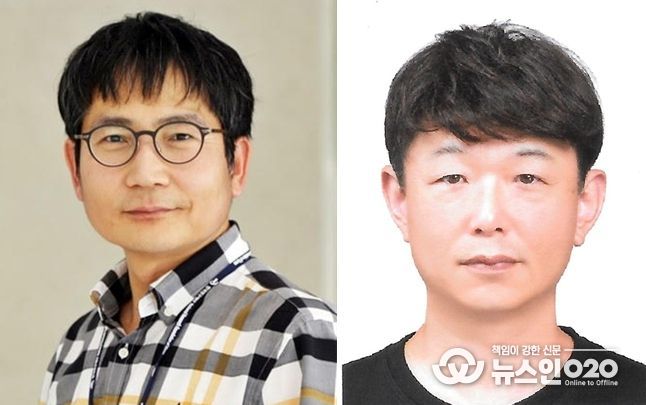 경상국립대학교 생명과학부 김선원 교수와 ㈜네츄로스바이오 김정헌 대표이사(왼쪽부터)