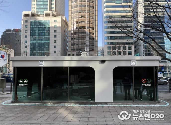 강남구 분리형 흡연부스_테헤란로 428 일대.