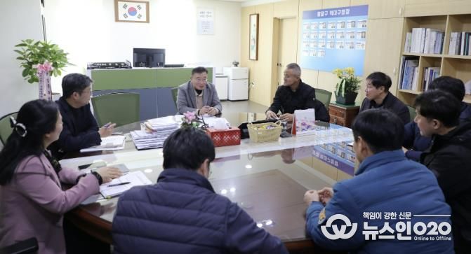 수원시 팔달구, 수원시축구협회 팔달지회와 '현장의 목소리 담는 간담회' 가져