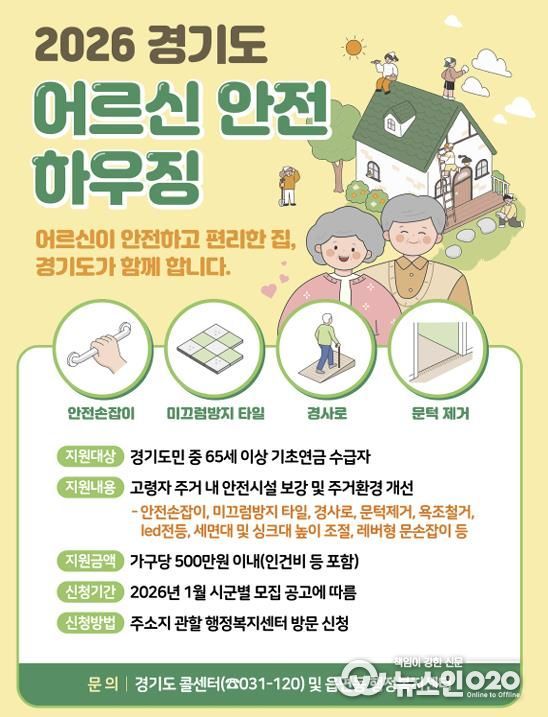 안성시, 어르신 안정 하우징, 햇살하우징 지원사업 신청 접수