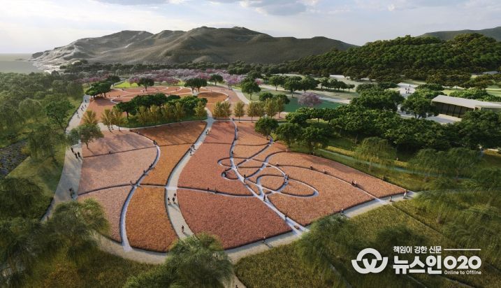 연천 세계평화정원 조성 사업 조감도