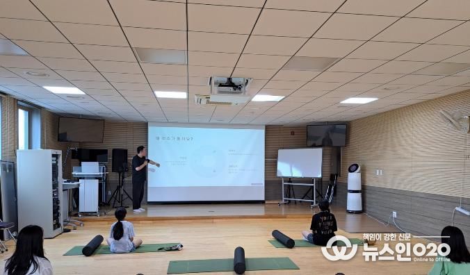 안성시보건소, 아동·청소년 위한 '척추튼튼 운동교실' 운영