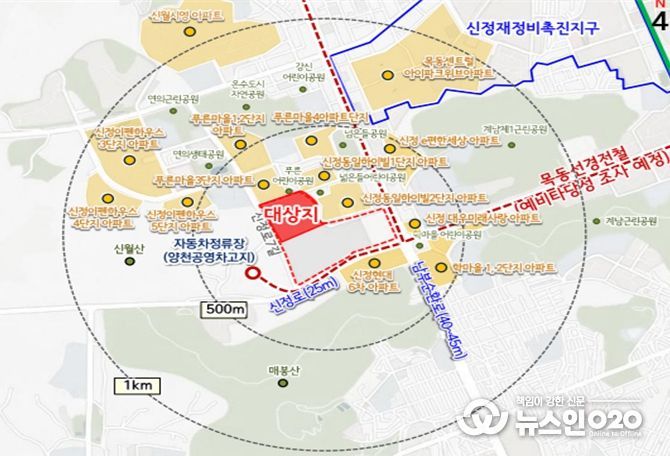 서부트럭터미널 도시첨단물류단지 지원시설용지 개발사업 위치도