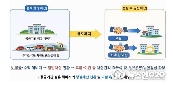 체비지 관리 정상화 추진 개념도