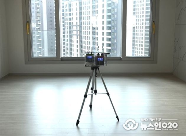 신축공동주택 실내공기질 오염도 검사