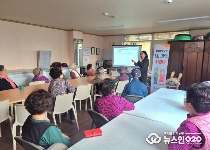 오산시치매안심센터, 상반기 치매 예방교실 ‘뇌, 기억지킴이’ 운영