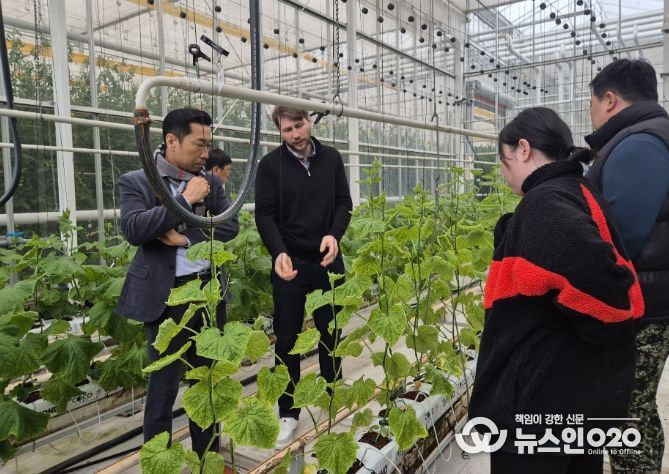 해외전문가 초청 오이 재배기술 심화교육