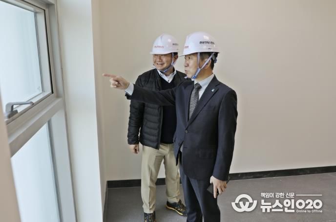 수원시 권선구, 서둔동 신청사 현장 마무리 점검