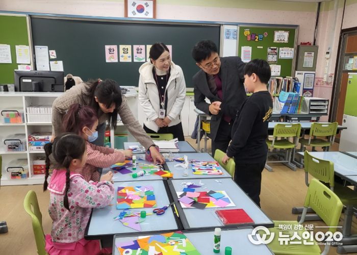 도교육청 홍정표 제2부교육감 학교 현장 방문