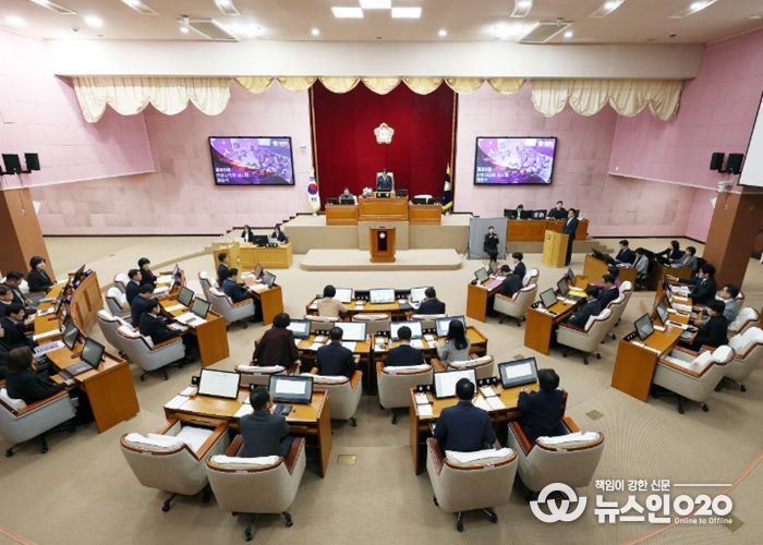 안양시의회, 제309회 임시회 개회