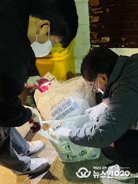 수원시 영통구, '우리동네 새빛 새단장' 봄철 무단투기 취약지역 야간단속 추진