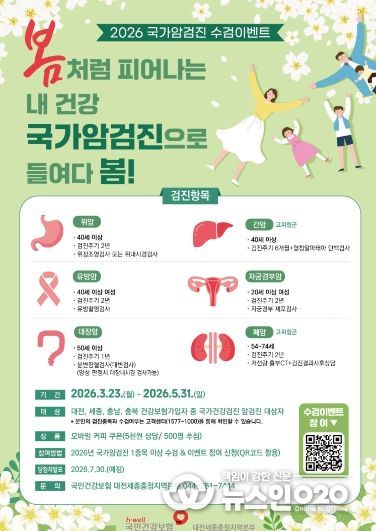 국민건강보험공단과 봄철 국가암검진 참여 독려