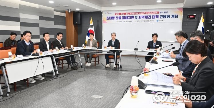 산불피해지원 및 지역재건 대책 간담회