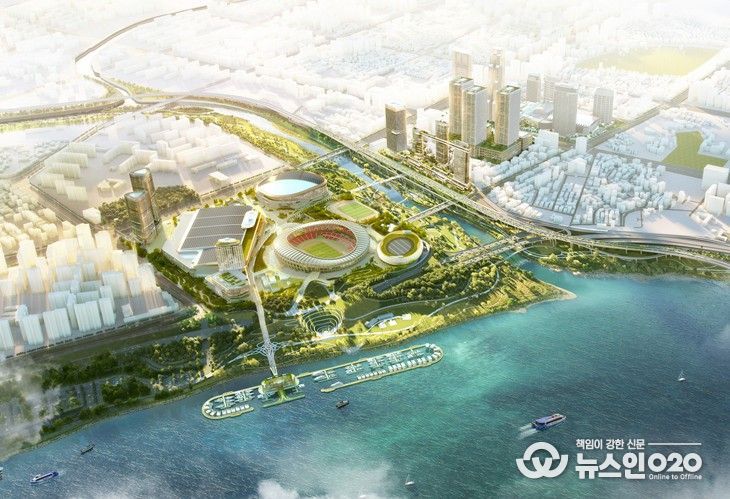 국제교류복합지구 조감도