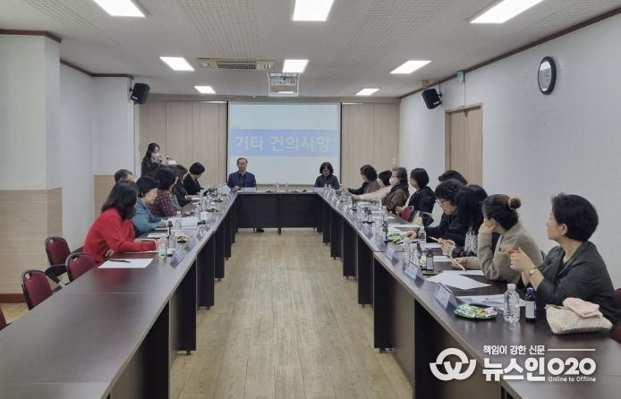 수원시 장안구 송죽동, ‘주민과 함께 만드는 배움터’ 주민자치센터 간담회 개최